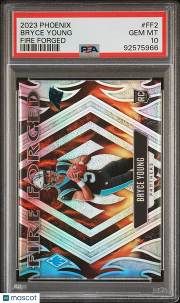 2023 Panini Phoenix Fire Forged Bryce Young #FF2 PSA 10