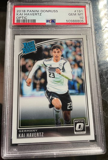 2018-19 donruss optic Kai Havertz psa 10