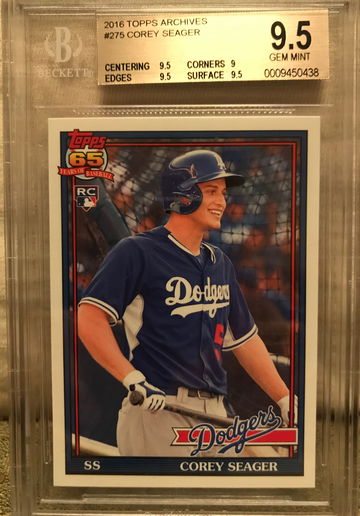 Corey Seager 2016 Topps Archives RC