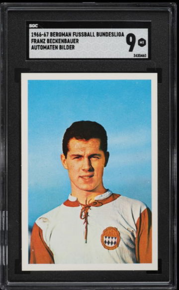 1966 BERGMAN FUSSBALL BUNDESLIGA FRANZ BECKENBAUER SGC 9 MINT