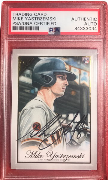 Mike Yastrzemski RC Auto PSA/DNA 