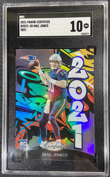 2021 Panini Certified Mac Jones Graffiti SGC 10 GEM MINT! 