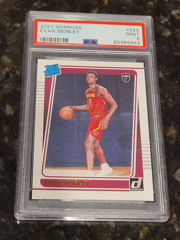 2021 Donruss Evan Mobley Rated Rookie PSA 9 MINT #225