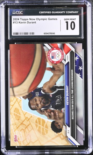 2024 TOPPS KEVIN DURANT #13 CGC 10