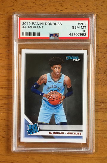 2019 Donruss Ja Morant PSA 10