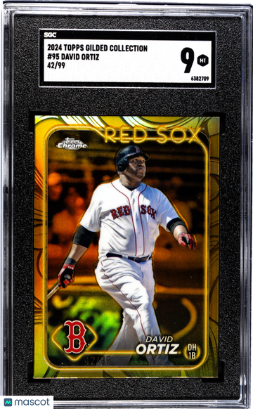 2024 Topps Gilded Collection David Ortiz #95 SGC 9