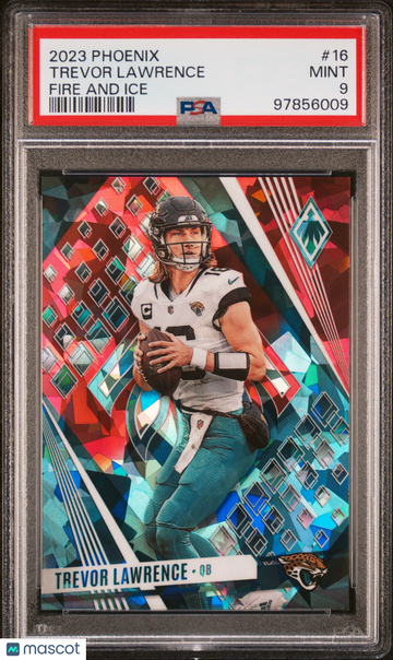 2023 Panini Phoenix Trevor Lawrence #16 Fire And Ice PSA 9