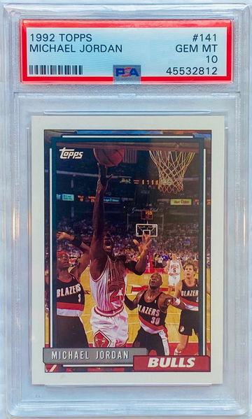 1992 Topps #141 Michael Jordan PSA 10 GEM MINT
