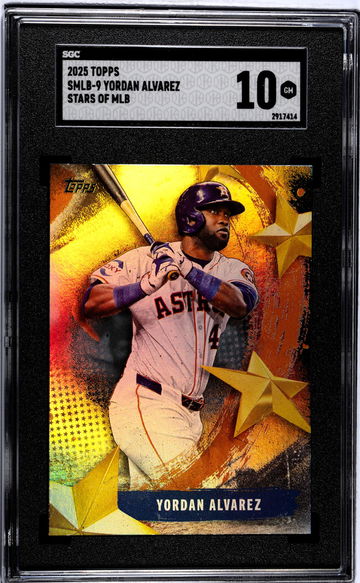 2025 Topps #SMLB-9 Yordan Alvarez Stars of MLB SGC 10