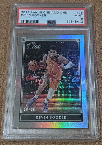 2019-20 Panini One And One 🏀 Devin Booker Silver /99 Phoenix Suns SP 🔥