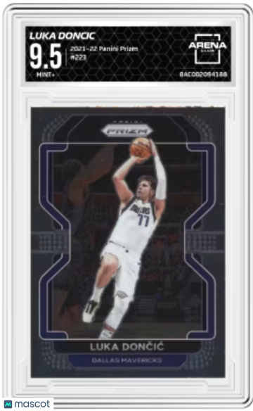 2021-22 Panini Prizm Luka Dončić #223 Arena Club 9.5