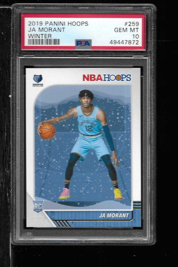 2019 HOOPS JA MORANT WINTER PSA 10