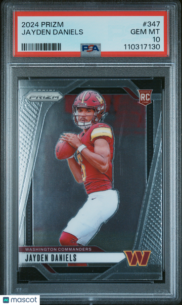 2024 Panini Prizm Jayden Daniels #347 PSA 10
