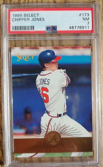 1995 Select Chipper Jones PSA 7