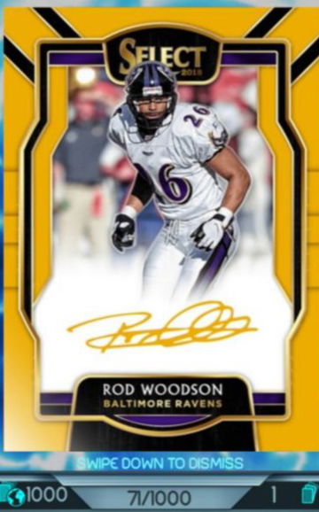 2018 Select Panini Blitz Rod Woodson /1000