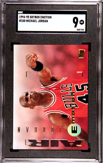 1994-95 Skybox Emotion #100 Michael Jordan SGC 9