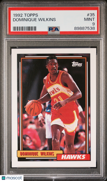 1992 Topps Dominique Wilkins #35 PSA 9