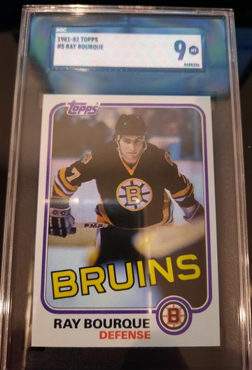 Ray Bourque Topps 1981-82 #5 BGS 9