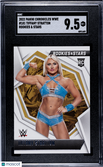 2022 Panini Chronicles Wwe Tiffany Stratton #181 Rookies & Stars SGC 9.5