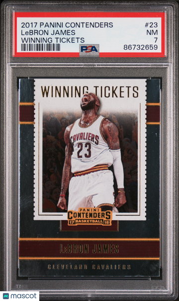 2017 Contenders #23 LeBron James - Winning Tickets