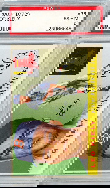 1955 Topps Leo Kiely #36 PSA 6 P1359