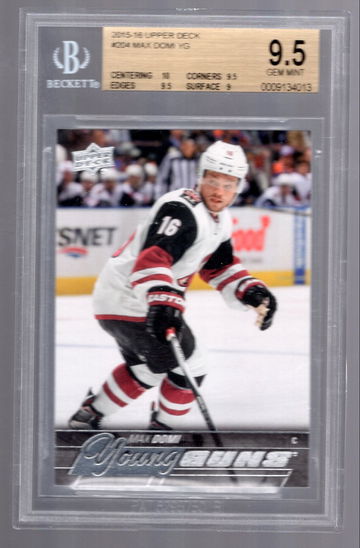 Max Domi 2015-16 Upper Deck Young Guns RC
