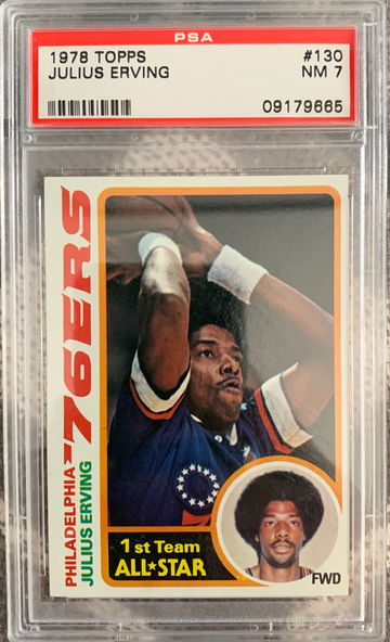 1978 Topps Julius Erving #130 Dr. J 