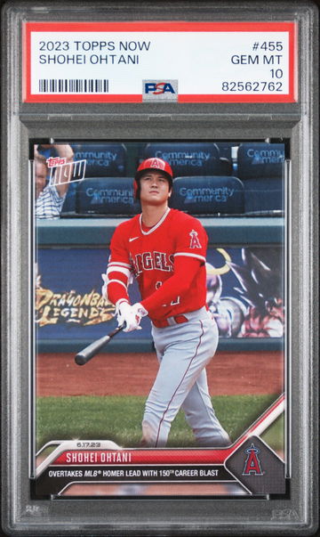2023 TOPPS NOW SHOHEI OHTANI #455 PSA 10