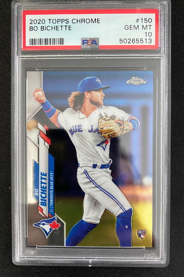 2020 Topps Chrome 150 Bo Bichette PSA 10