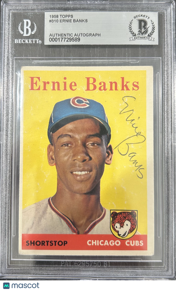 1958 Topps Ernie Banks #310 BVG 0