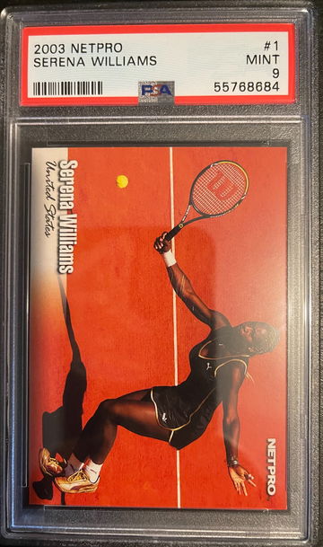 2003 Netpro Serena Williams Rookie RC PSA 9