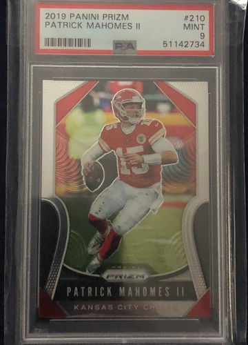 2019 Prizm Patrick mahomes PSA 9