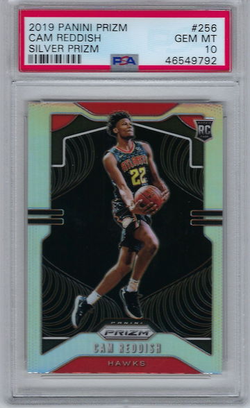 Cam Reddish 2019 Panini Prizm Silver PSA 10