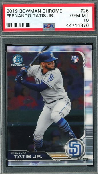 Fernando Tatis Jr. 2019 Bowman Chrome Rookie