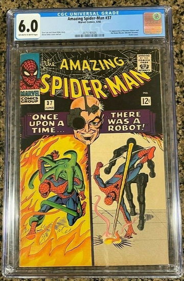 Amazing Spiderman 37 AMS37 1st Appearance Norman Osborn CGC 6.0 FINE
