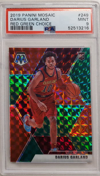 2019-20 Darius Garland Mosaic Choice Red Green