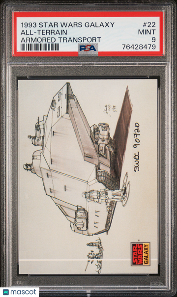 1993 Star Wars Galaxy All-Terrain #22 PSA 9