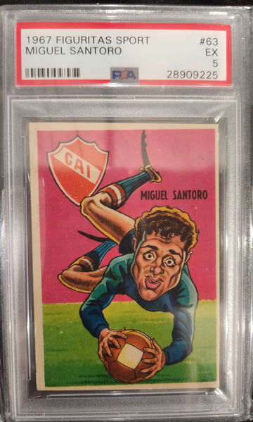 Miguel Santoro 1967 Figuritas Sport #63