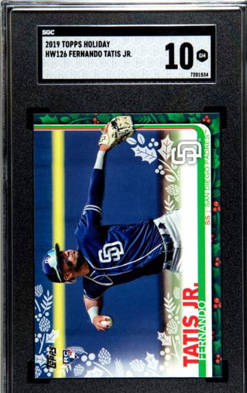 2019 Topps Holiday Fernando Tatis Jr. #HW126  SGC 10