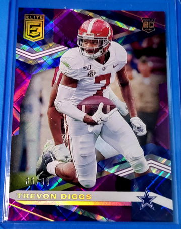 2020 Donruss Elite Trevon Diggs Purple Parallel #66/99 RC