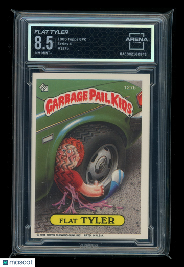 1986 Topps Garbage Pail Kids Flat Tyler #127b Arena Club 8.5