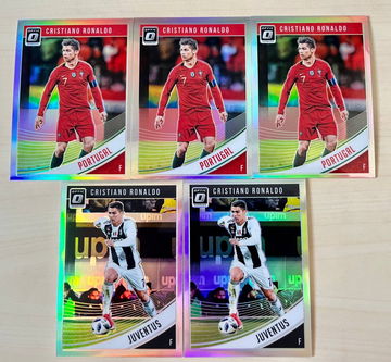 2018 Panini Donruss Soccer Cristiano Ronaldo Holo Silver Juventus/Portugal lot