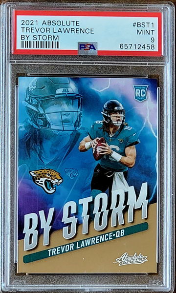 2021 TREVOR LAWRENCE Panini Absolute BY STORM PSA 9 POP 13 Rookie #BST1 