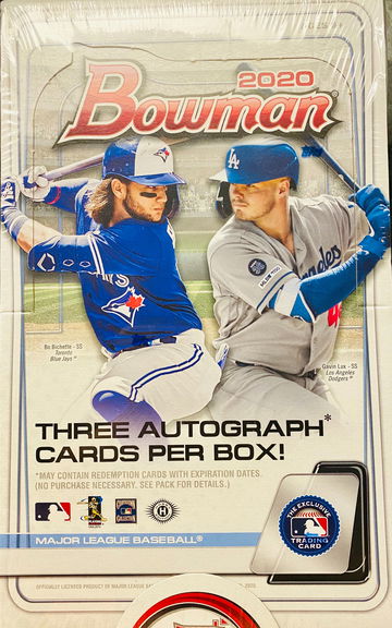 2020 Bowman Baseball Jumbo HTA Box