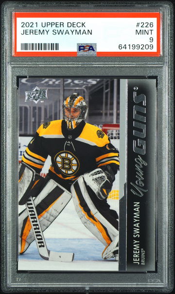 💎🚨2021-22 Upper Deck Series 1 Young Guns JEREMY SWAYMAN #226 PSA 9 MINT RC🏒🔥