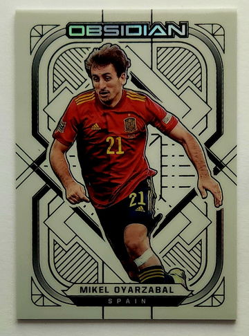 2021 Obsidian Mikel Oyarzabal White Contra /9 (Case Hit) SSP - SPAIN