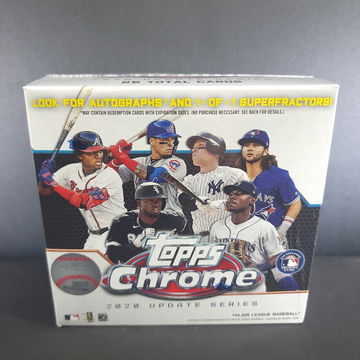 2020 Topps Chrome Update Series MLB Baseball Mega Box NEW & Factory Sealed