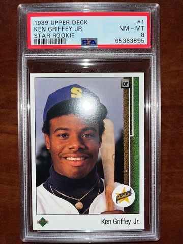 1989 Upper Deck Ken Griffey Jr. PSA 8