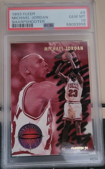 1993 Fleer Michael Jordan SharpShooter PSA 10