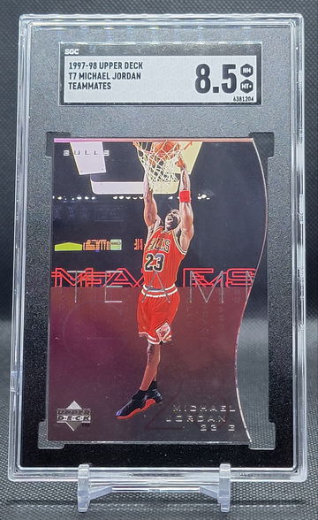 1997 Upper Deck Teammates Michael Jordan #T7 SGC 8.5 NM/MT+